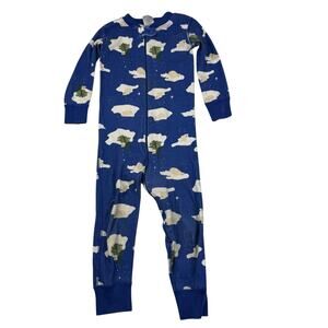Hanna Andersson Organic Polar Bear Zip Sleeper Pajamas